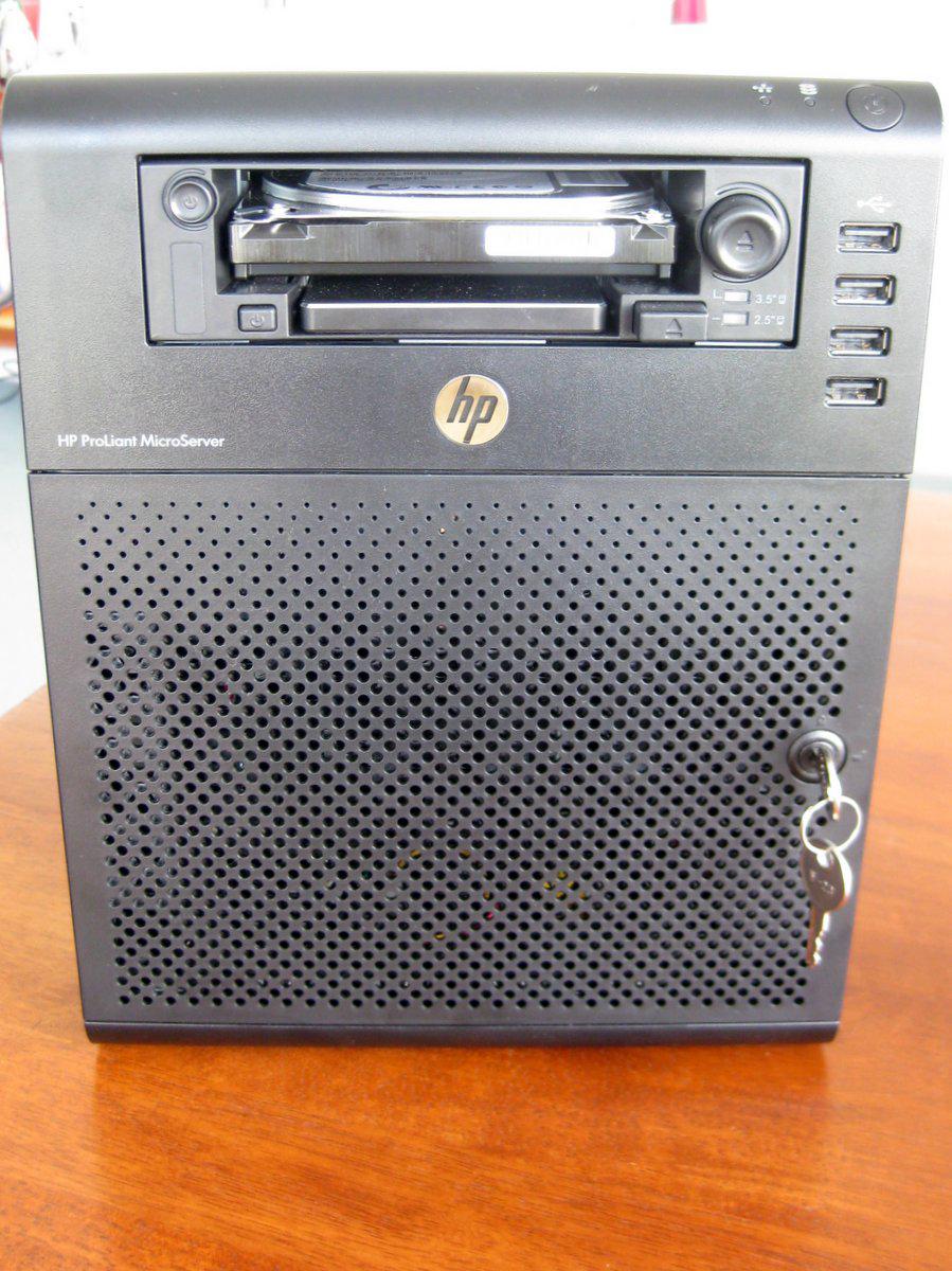 The front of the NAS
