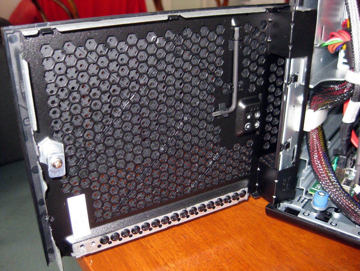 The NAS door shown from the inside